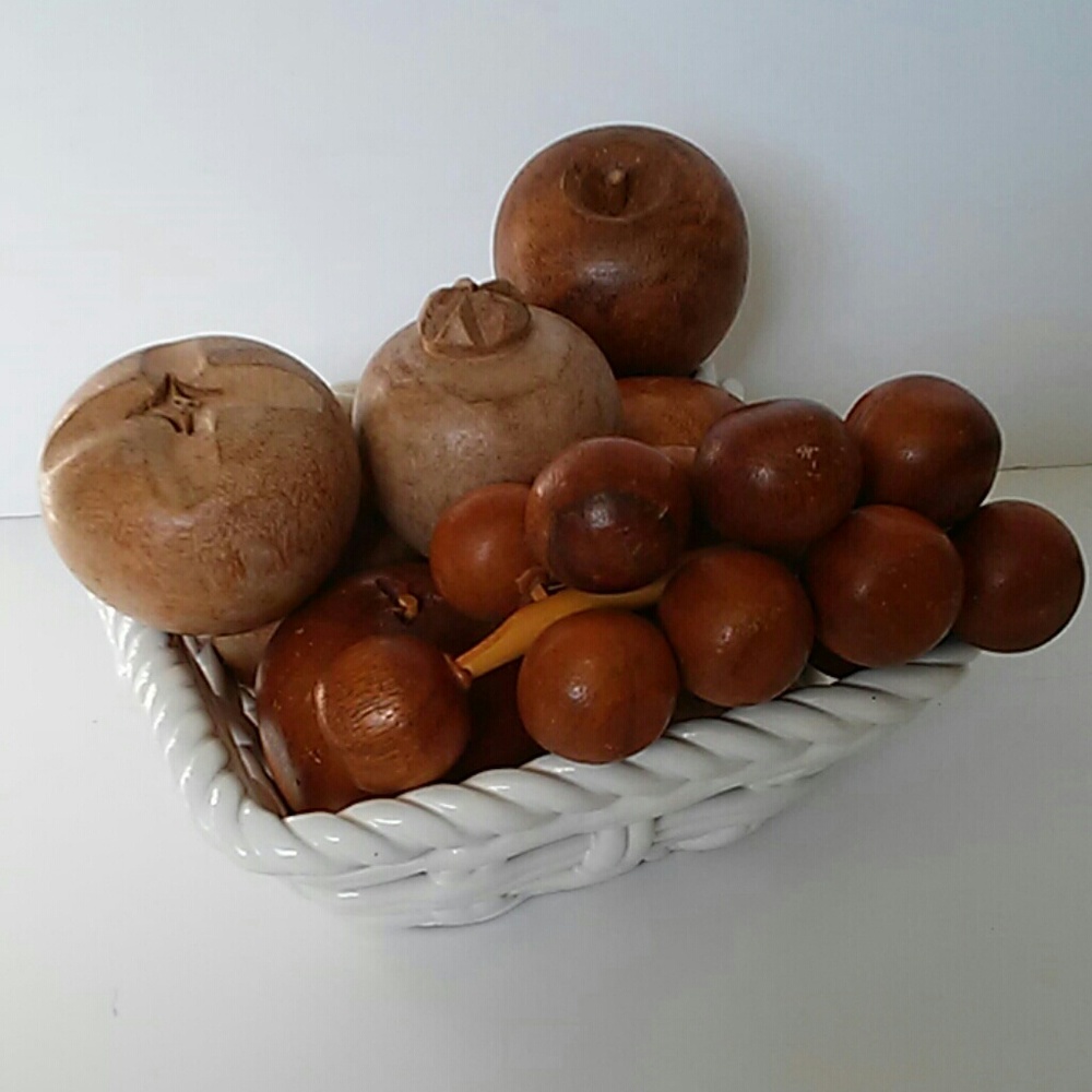 Vintage Wooden Fruit